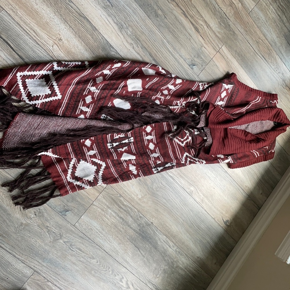 Aztec Sleeveless Duster